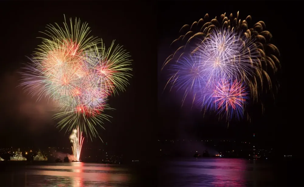 feux d'artifices