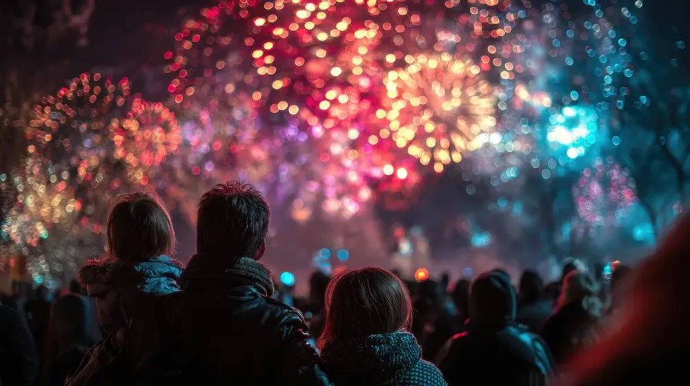 Tir de feu d’artifice à Époisses