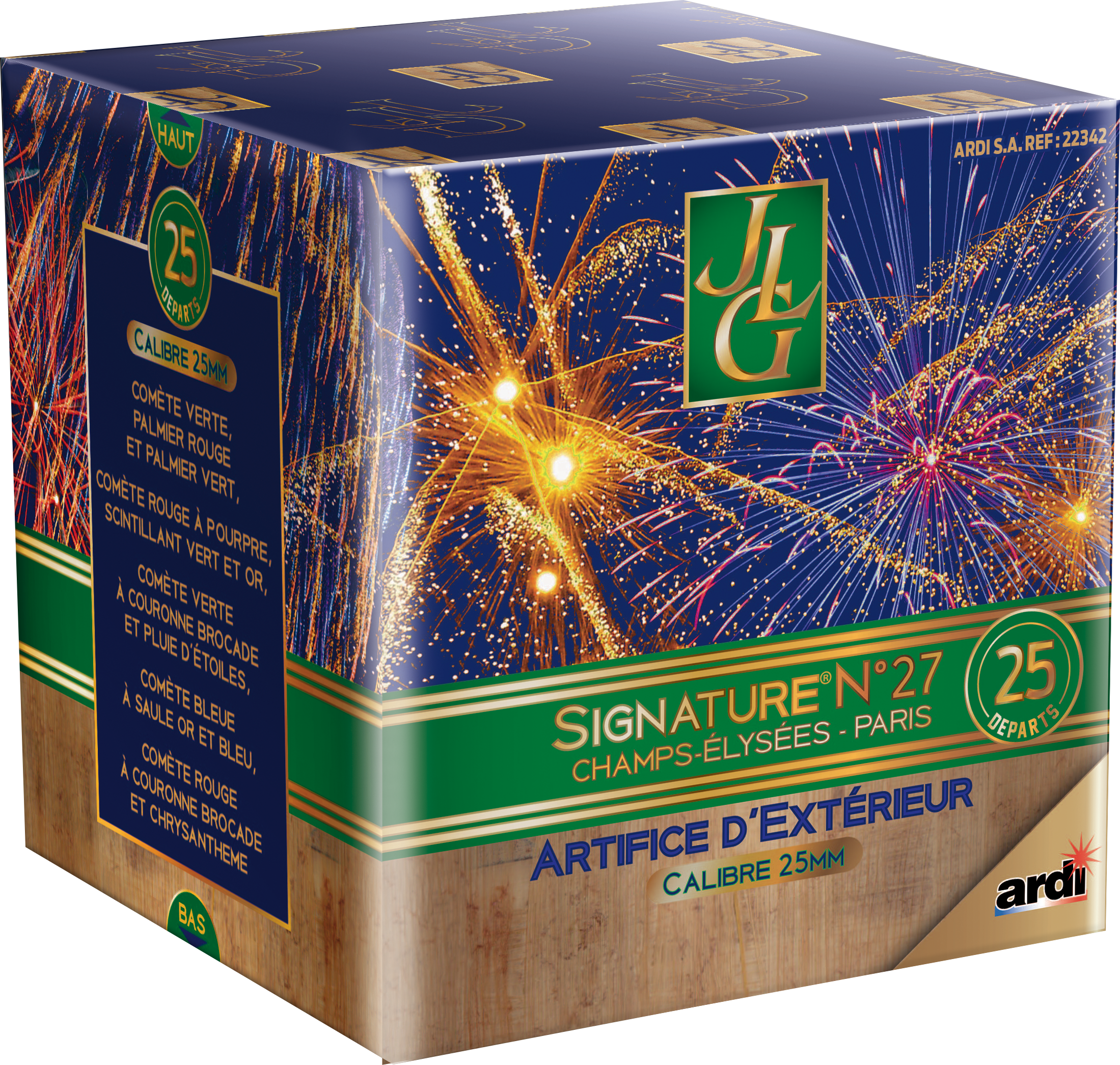 compact d'artifice signature n°27 - 35 secondes