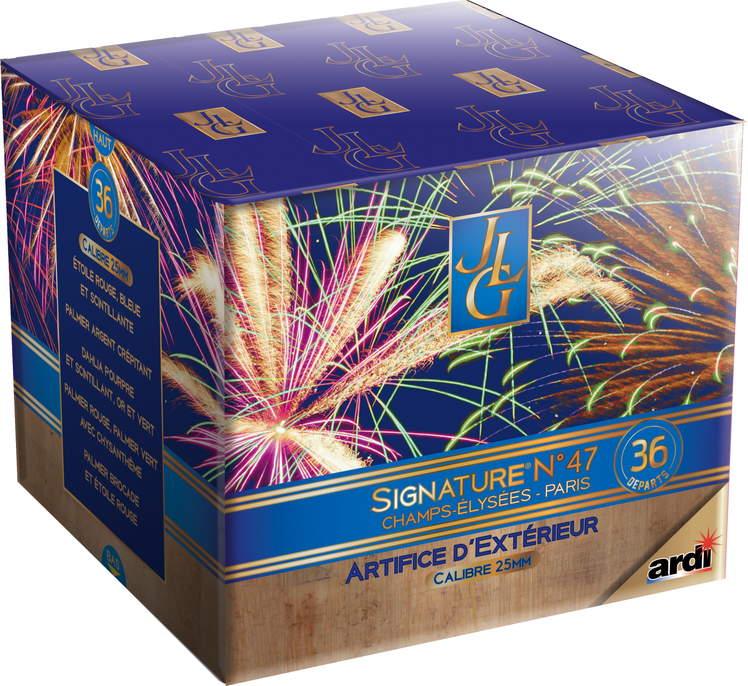 compact d'artifice signature n°47 - 35 secondes